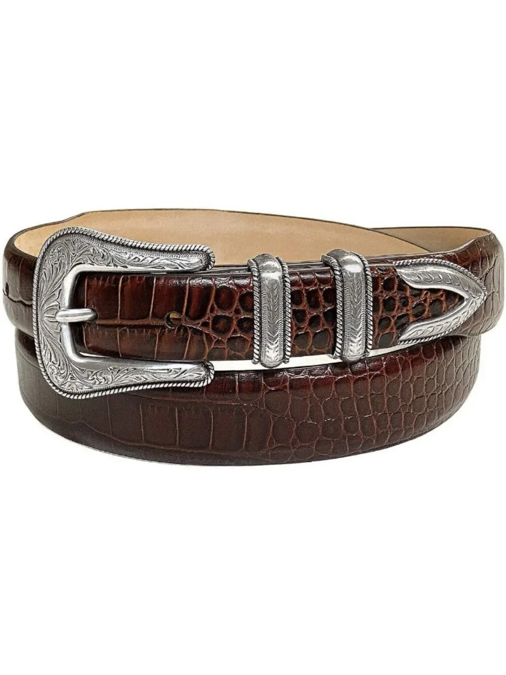 Genuine Full-Grain Cowhide Leather Dress Belt 1-1/8